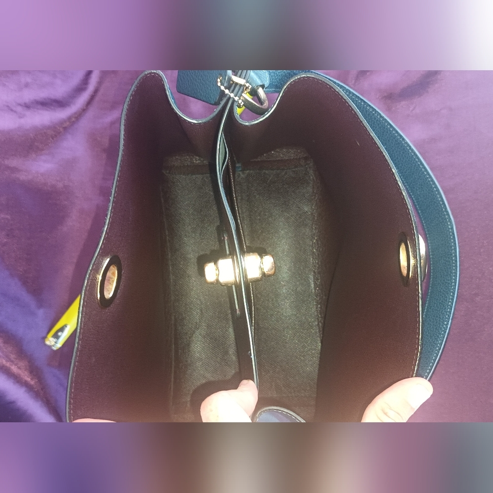 Coach Teal Charlie Bucket Bag - Picture 13 of 14